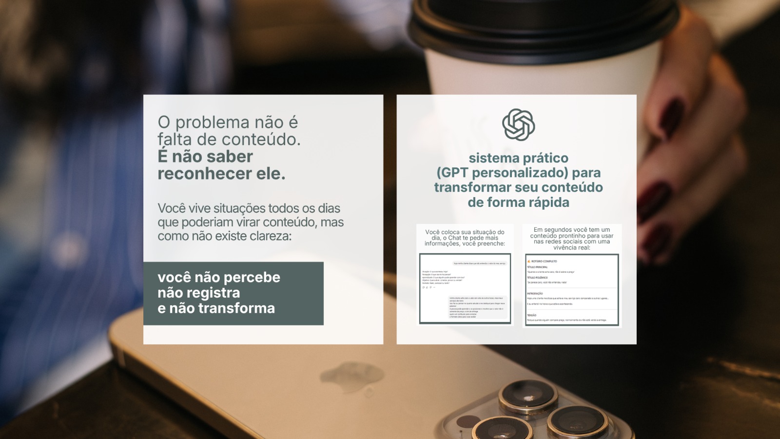 Transforme sua Rotina em Conteúdo
